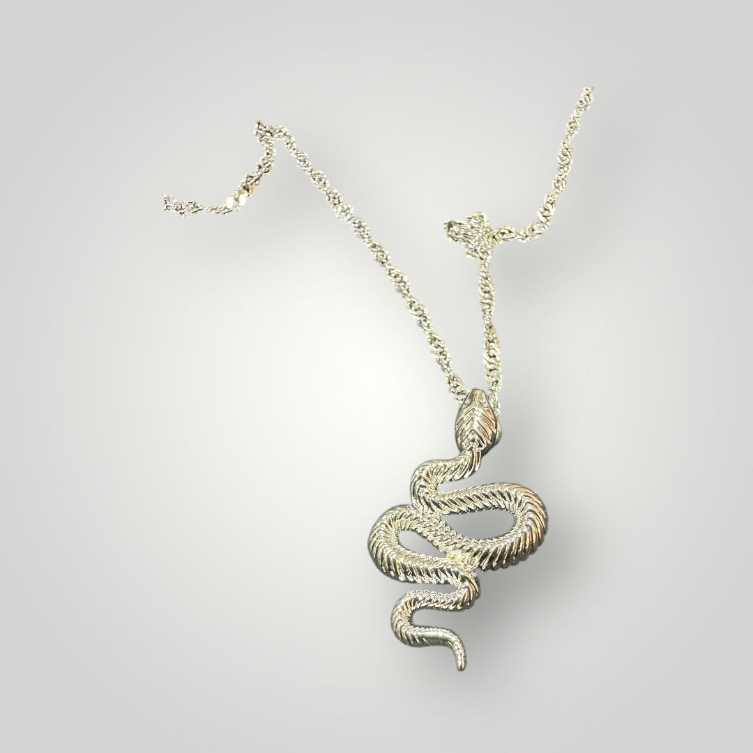Snake Pendant & Chain